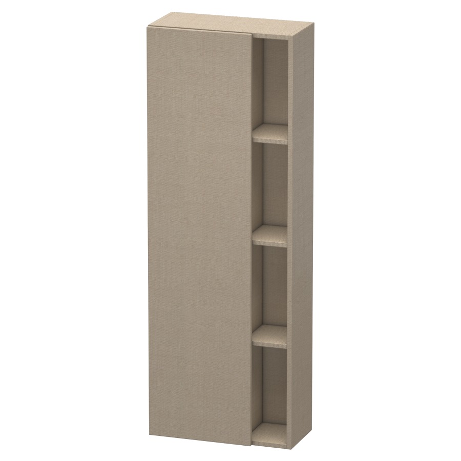 Armoire haute DURASTYLE
50,0 x 140,0 x 24 cm
armoire de tablette, 1 porte
charnières à gauche, niche
ouverte à droite, 3 tablettes
