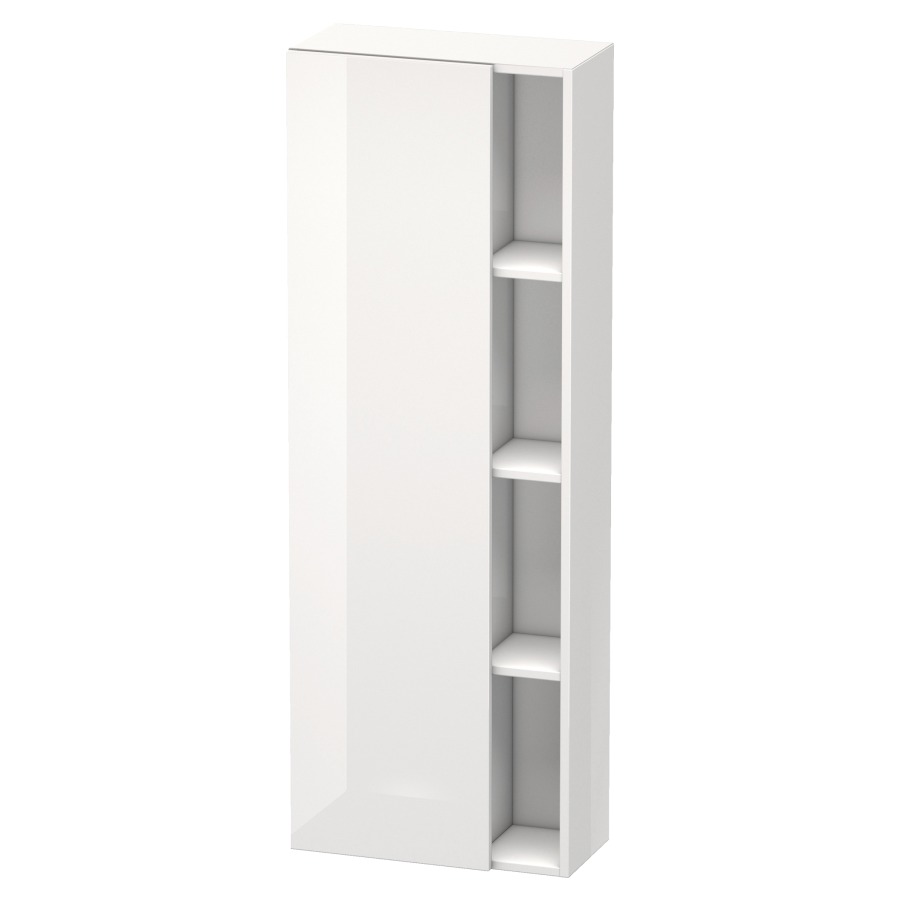 Armoire haute DURASTYLE
50,0 x 140,0 x 24 cm
armoire de tablette, 1 porte
charnières à gauche, niche
ouverte à droite, 3 tablettes