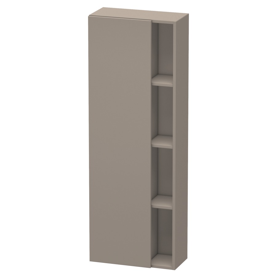 Armoire haute DURASTYLE
50,0 x 140,0 x 24 cm
armoire de tablette, 1 porte
charnières à gauche, niche
ouverte à droite, 3 tablettes