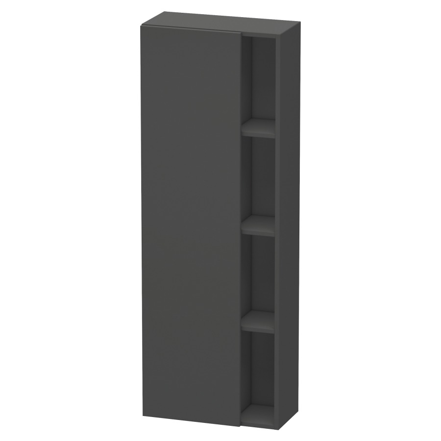 Armoire haute DURASTYLE
50,0 x 140,0 x 24 cm
armoire de tablette, 1 porte
charnières à gauche, niche
ouverte à droite, 3 tablettes