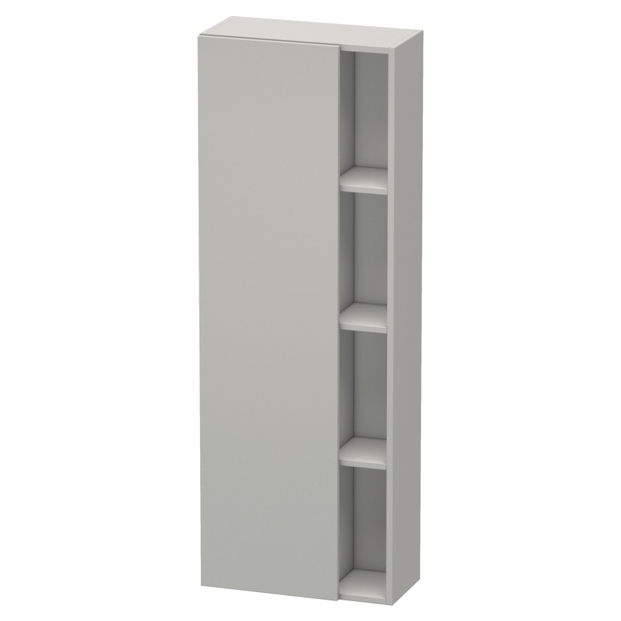 Armoire haute DURASTYLE
50,0 x 140,0 x 24 cm
armoire de tablette, 1 porte
charnières à gauche, niche
ouverte à droite, 3 tablettes