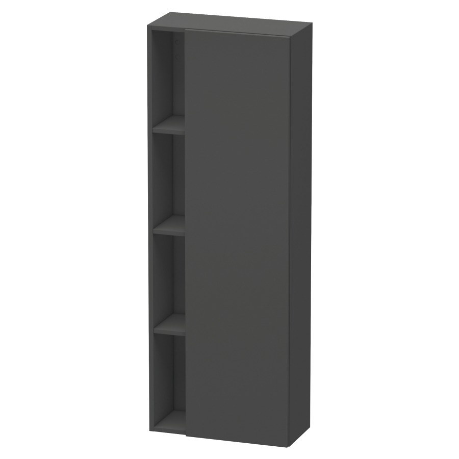 Armoire haute DURASTYLE
50,0 x 140,0 x 24,0 cm
armoire de tablette, 1 porte
charnières à droite, niche
ouverte à gauche, 3 tablettes