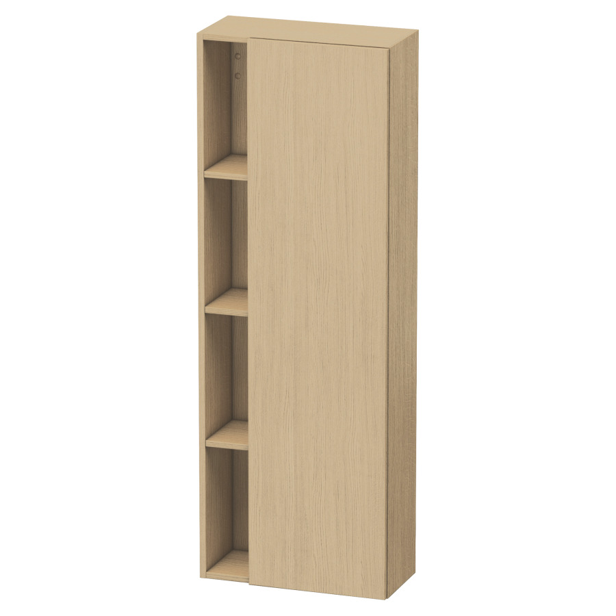 Armoire haute DURASTYLE
50,0 x 140,0 x 24,0 cm
armoire de tablette, 1 porte
charnières à droite, niche
ouverte à gauche, 3 tablettes