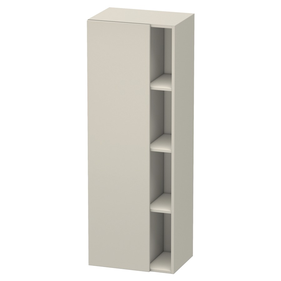 Armoire haute DURASTYLE
50,0 x 140,0 x 36,0 cm
armoire de tablette, 1 porte
charnières à gauche, niche
ouverte à droite, 3 tablettes