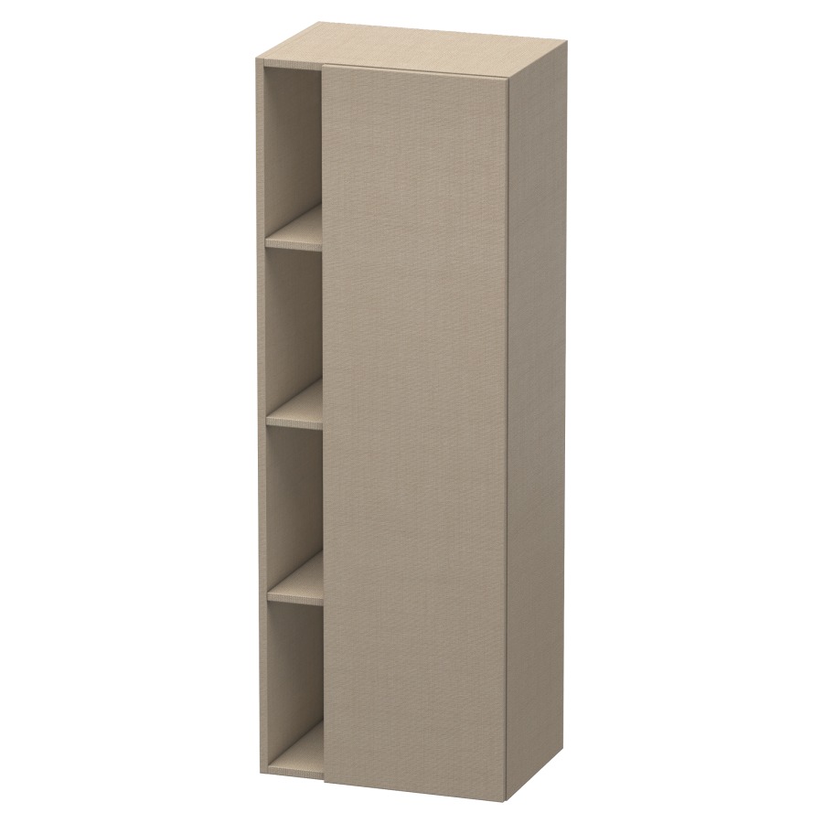 Armoire haute DURASTYLE
50,0 x 140,0 x 36,0 cm
armoire de tablette, 1 porte
charnières à droite, niche
ouverte à gauche, 3 tablettes