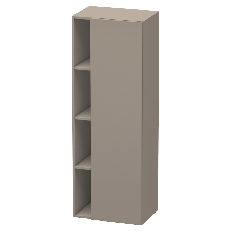 Armoire haute DURASTYLE
50,0 x 140,0 x 36,0 cm
armoire de tablette, 1 porte
charnières à droite, niche
ouverte à gauche, 3 tablettes