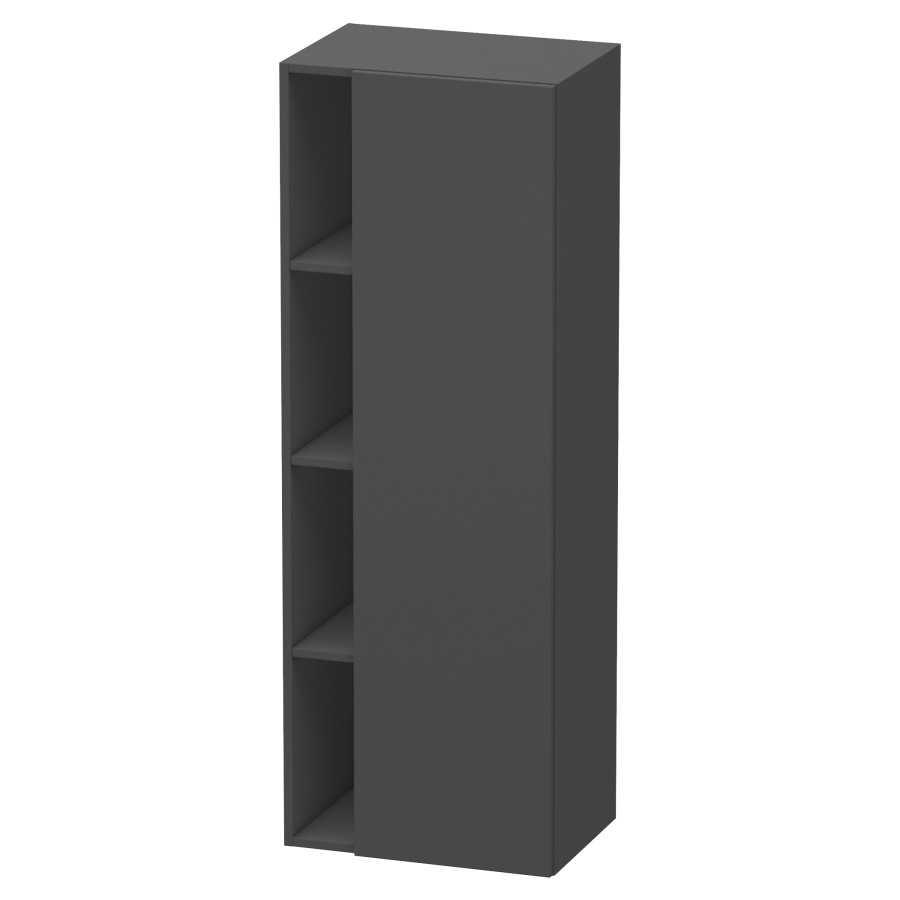 Armoire haute DURASTYLE
50,0 x 140,0 x 36,0 cm
armoire de tablette, 1 porte
charnières à droite, niche
ouverte à gauche, 3 tablettes