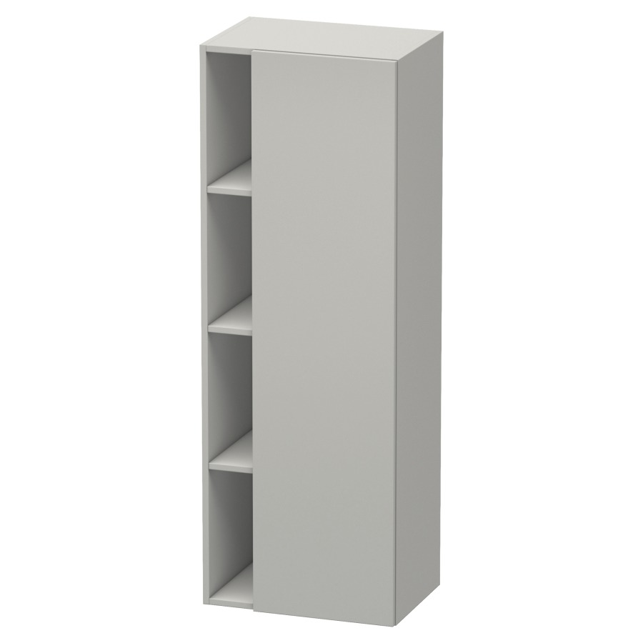 Armoire haute DURASTYLE
50,0 x 140,0 x 36,0 cm
armoire de tablette, 1 porte
charnières à droite, niche
ouverte à gauche, 3 tablettes