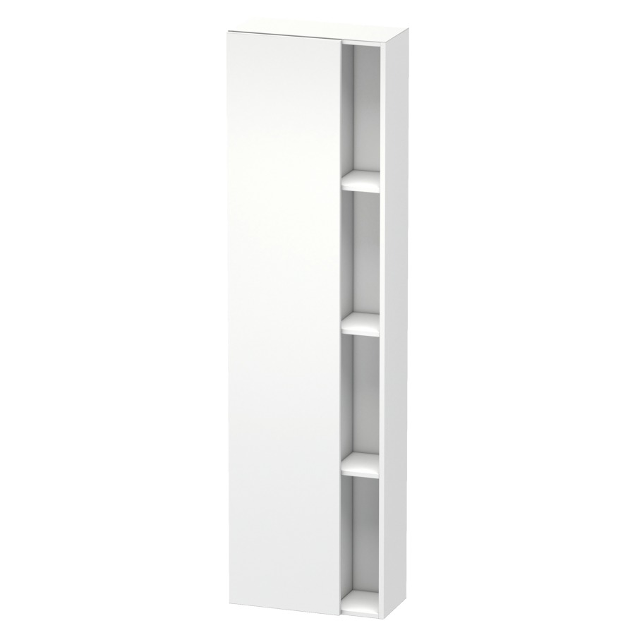 Armoire haute DURASTYLE
50,0 x 180,0 x 24,0 cm
armoire de tablette, 1 porte
charnières à gauche, niche
ouverte à droite, 3 tablettes