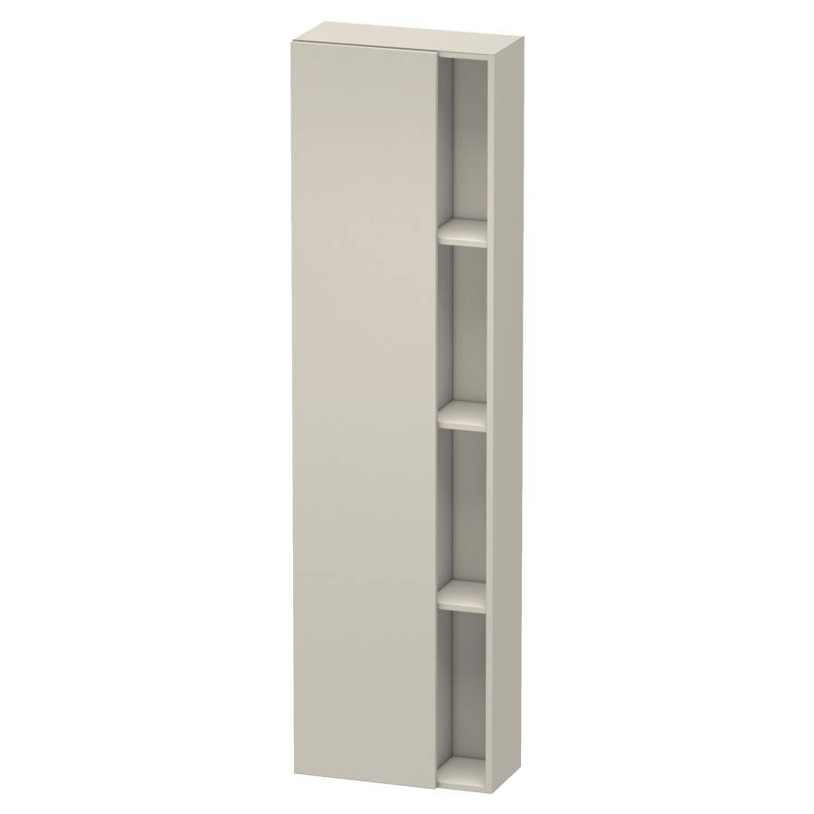 Armoire haute DURASTYLE
50,0 x 180,0 x 24,0 cm
armoire de tablette, 1 porte
charnières à gauche, niche
ouverte à droite, 3 tablettes