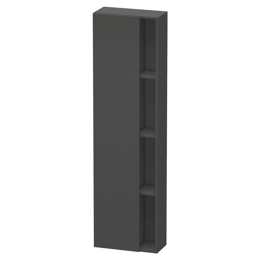 Armoire haute DURASTYLE
50,0 x 180,0 x 24,0 cm
armoire de tablette, 1 porte
charnières à gauche, niche
ouverte à droite, 3 tablettes