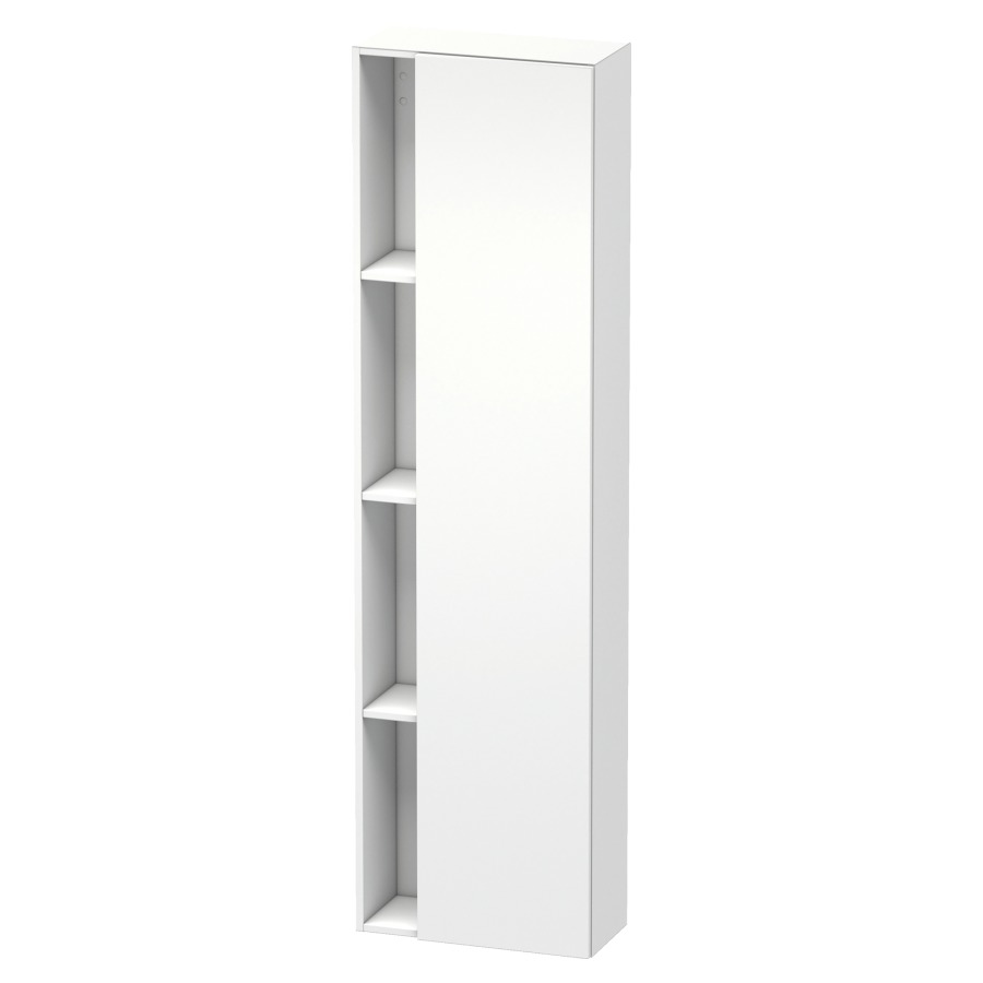 Armoire haute DURASTYLE
50,0 x 180,0 x 24,0 cm
armoire de tablette, 1 porte
charnières à droite, niche
ouverte à gauche, 3 tablettes