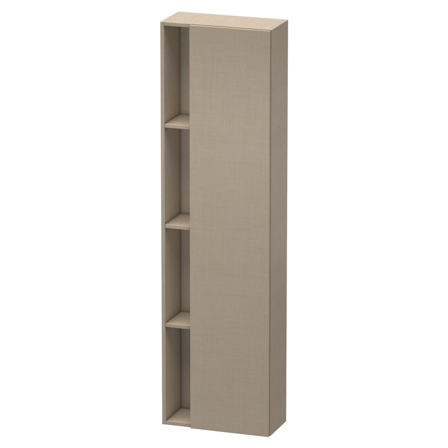 Armoire haute DURASTYLE
50,0 x 180,0 x 24,0 cm
armoire de tablette, 1 porte
charnières à droite, niche
ouverte à gauche, 3 tablettes