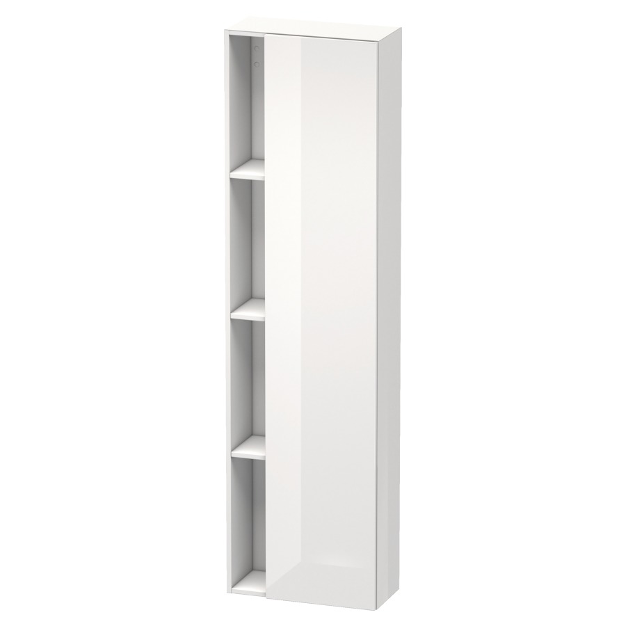 Armoire haute DURASTYLE
50,0 x 180,0 x 24,0 cm
armoire de tablette, 1 porte
charnières à droite, niche
ouverte à gauche, 3 tablettes