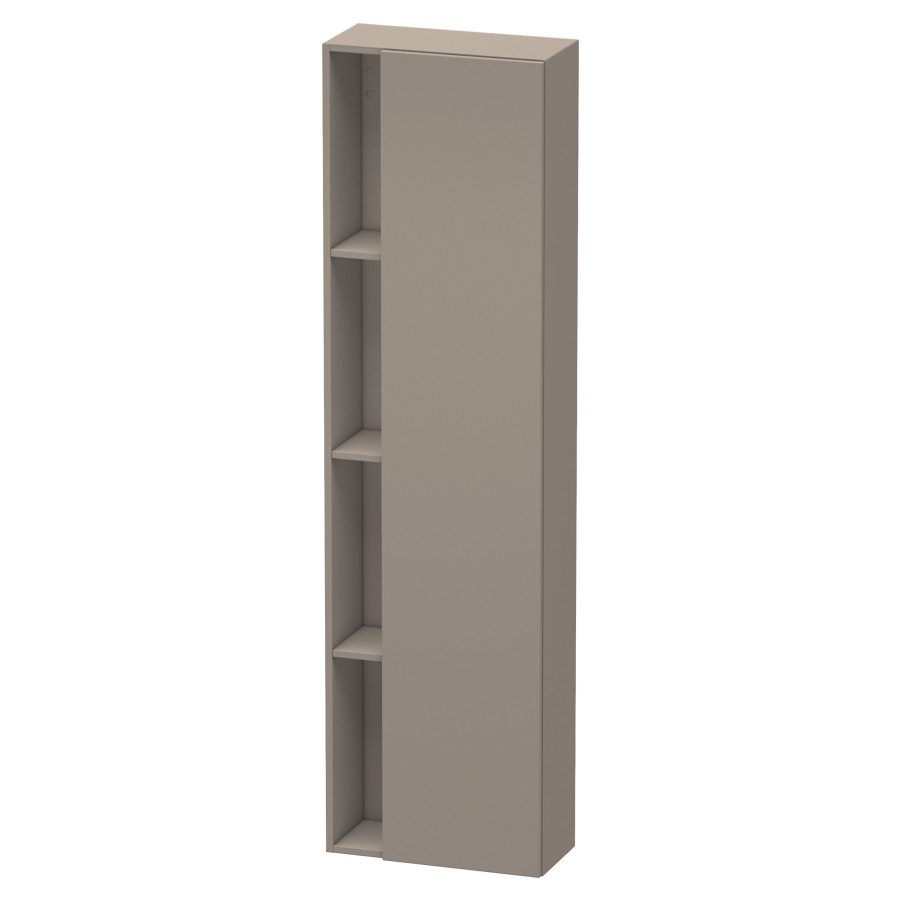 Armoire haute DURASTYLE
50,0 x 180,0 x 24,0 cm
armoire de tablette, 1 porte
charnières à droite, niche
ouverte à gauche, 3 tablettes