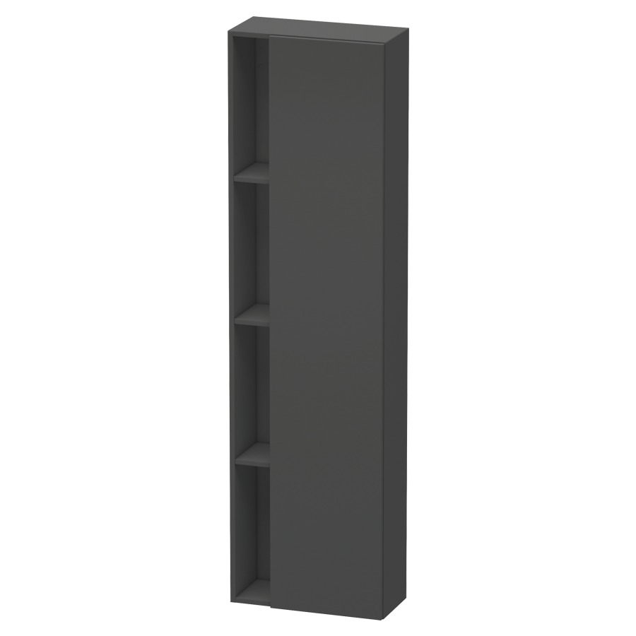 Armoire haute DURASTYLE
50,0 x 180,0 x 24,0 cm
armoire de tablette, 1 porte
charnières à droite, niche
ouverte à gauche, 3 tablettes
