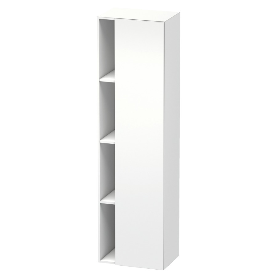 Armoire haute DURASTYLE
50,0 x 180,0 x 36,0 cm
armoire de tablette, 1 porte
charnières à droite, niche
ouverte à gauche, 3 tablettes