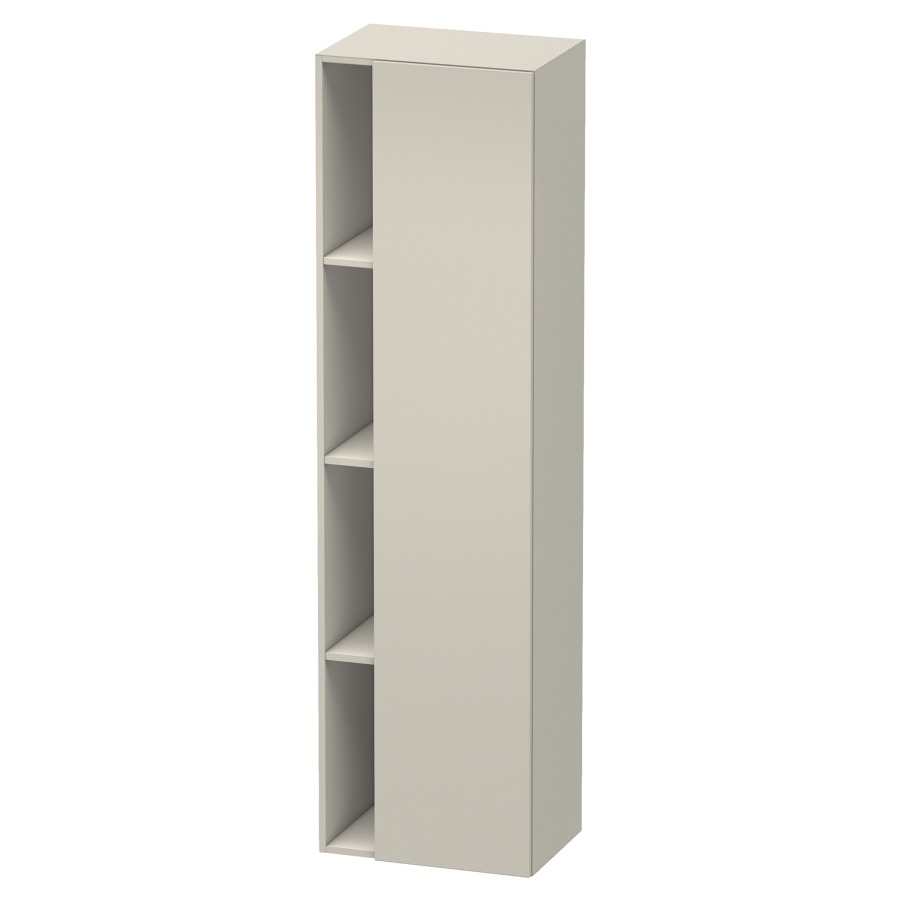 Armoire haute DURASTYLE
50,0 x 180,0 x 36,0 cm
armoire de tablette, 1 porte
charnières à droite, niche
ouverte à gauche, 3 tablettes