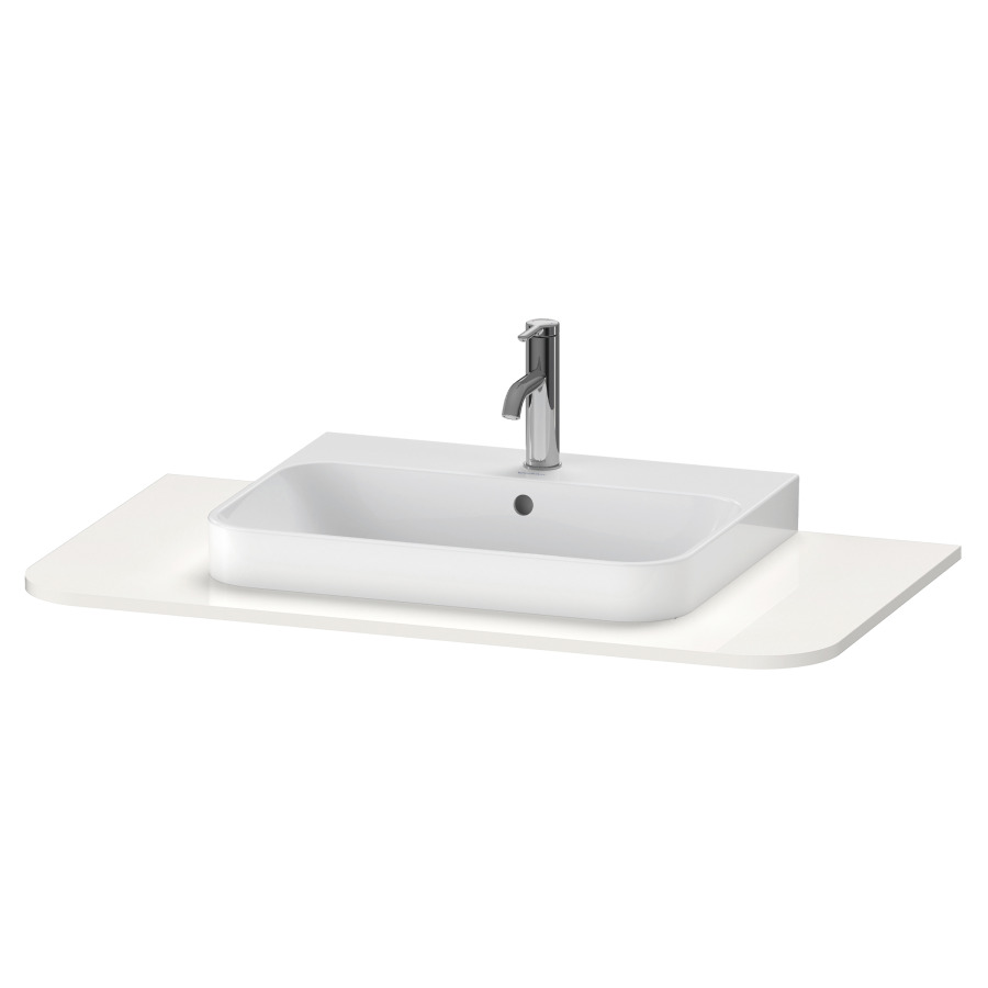 Console HAPPY D.2 PLUS
100,0 x 1,6 x 55,0 cm
pour lavabo à poser et lavabo
a encastrer, panneau console
avec 1 découpe