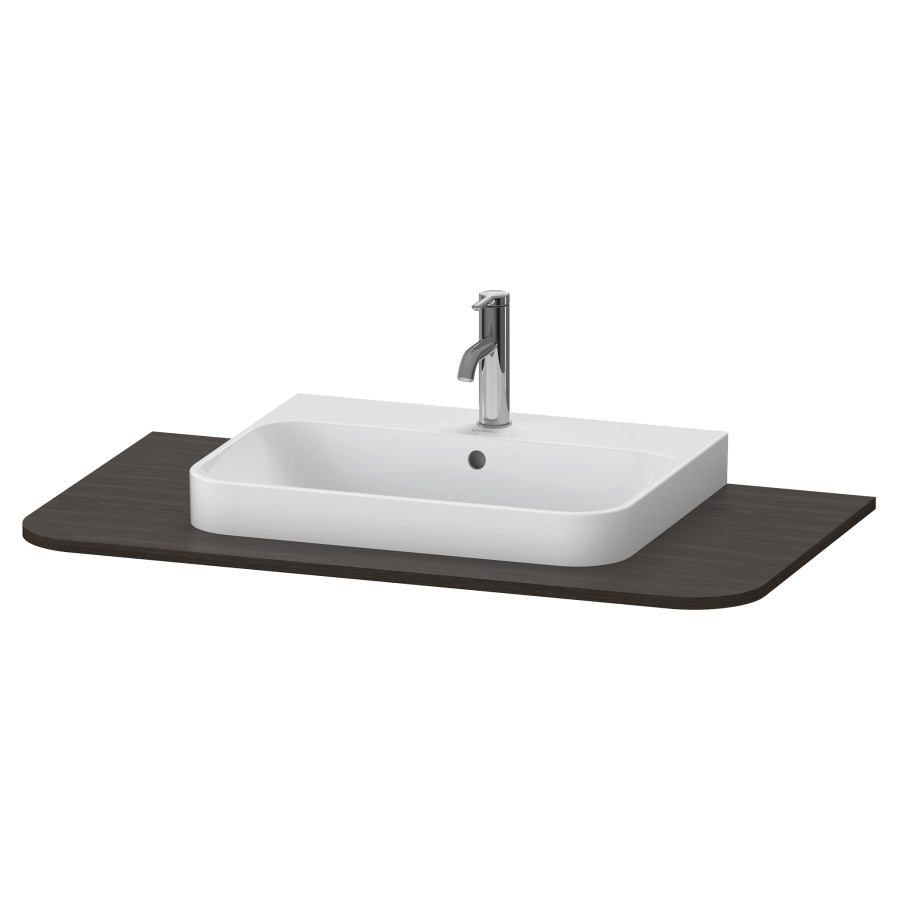 Console HAPPY D.2 PLUS
100,0 x 1,6 x 55,0 cm
pour lavabo à poser et lavabo
a encastrer, panneau console
avec 1 découpe