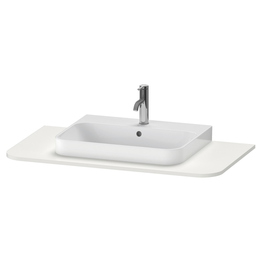 Console HAPPY D.2 PLUS
100,0 x 1,6 x 55,0 cm
pour lavabo à poser et lavabo
a encastrer, panneau console
avec 1 découpe