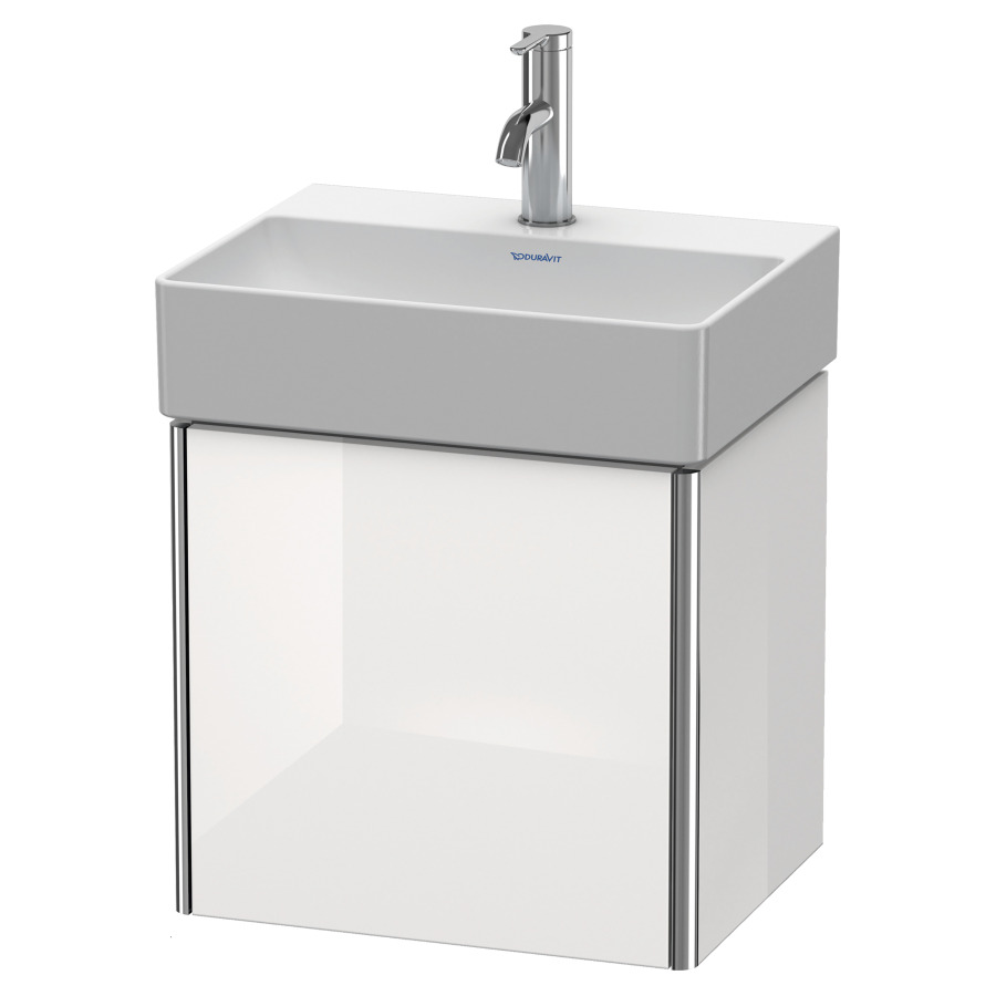 Élément inférieur XSQUARE
43,4 x 39,7 x 34,0 cm
armoire de tablette, 1 porte
charnière à gauche
pour lave-mains 212 347/348