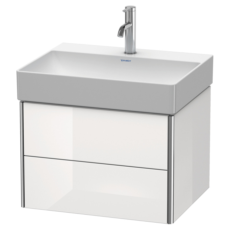 Élément inférieur XSQUARE
58,4 x 39,7 x 46,0 cm
élément à 2 tiroirs
pour lavabo 212 349/350