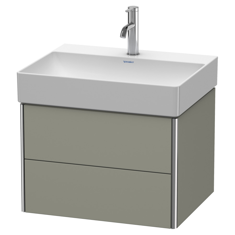 Élément inférieur XSQUARE
58,4 x 39,7 x 46,0 cm
élément à 2 tiroirs
pour lavabo 212 349/350