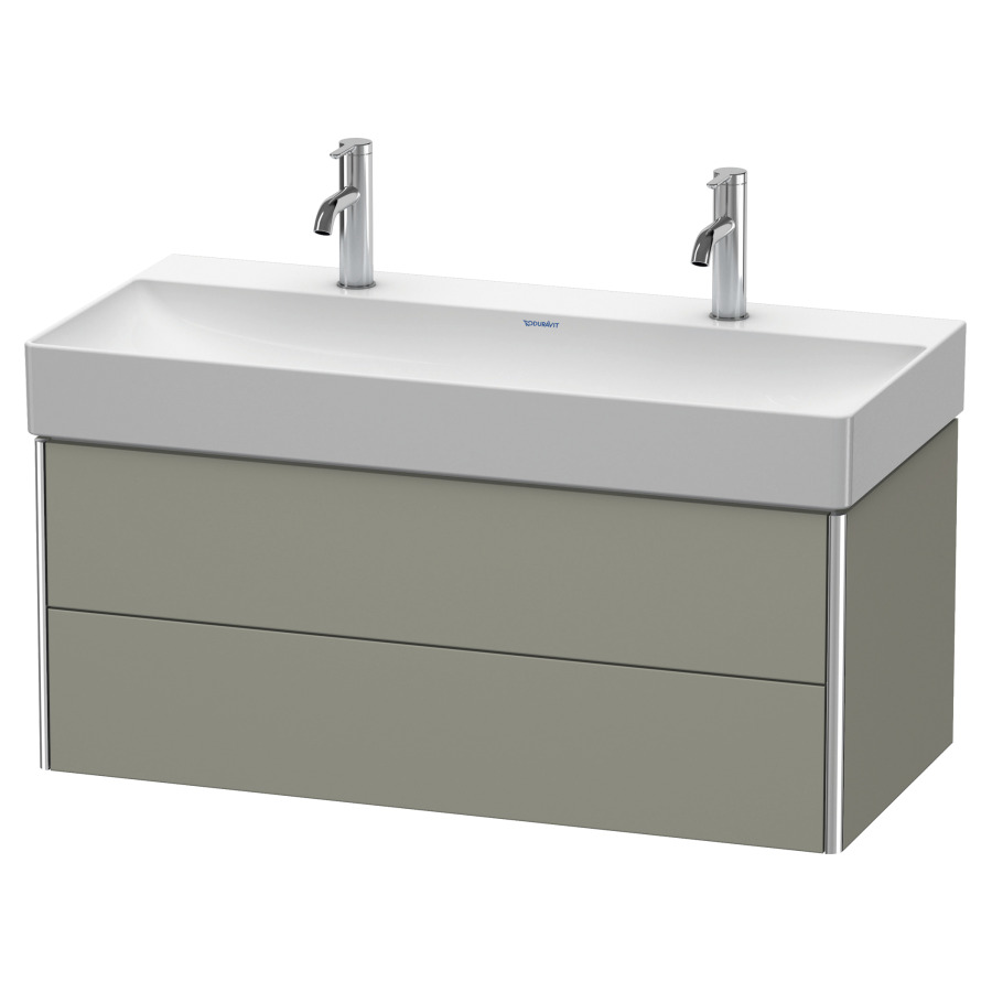 Élément inférieur XSQUARE
98,4 x 39,7 x 46,0 cm
élément à 2 tiroirs
pour lavabo 212 351/352