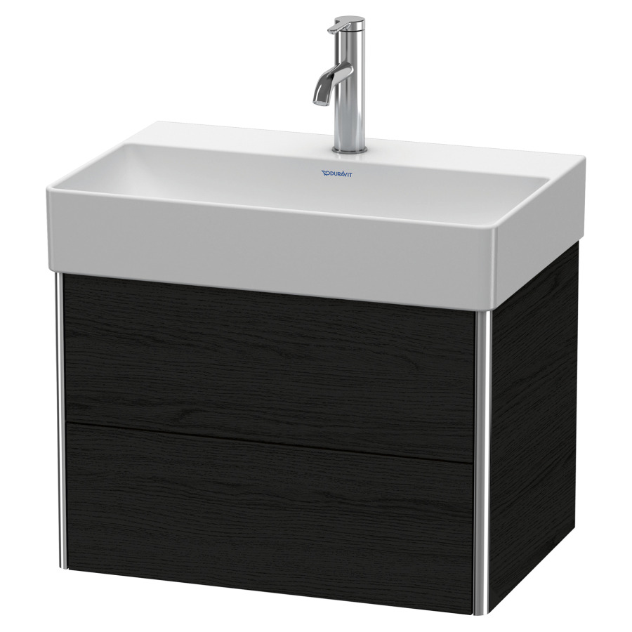 Élément inférieur XSQUARE
58,4 x 39,7 x 39,0 cm
élément à 2 tiroirs
pour lavabo 212 200