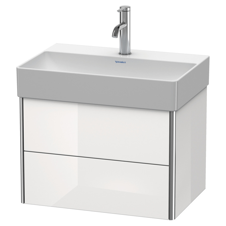Élément inférieur XSQUARE
58,4 x 39,7 x 39,0 cm
élément à 2 tiroirs
pour lavabo 212 200