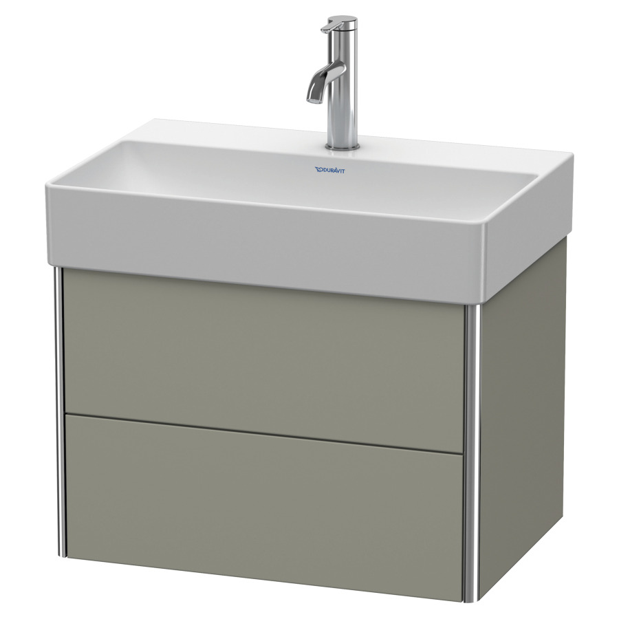 Élément inférieur XSQUARE
58,4 x 39,7 x 39,0 cm
élément à 2 tiroirs
pour lavabo 212 200
