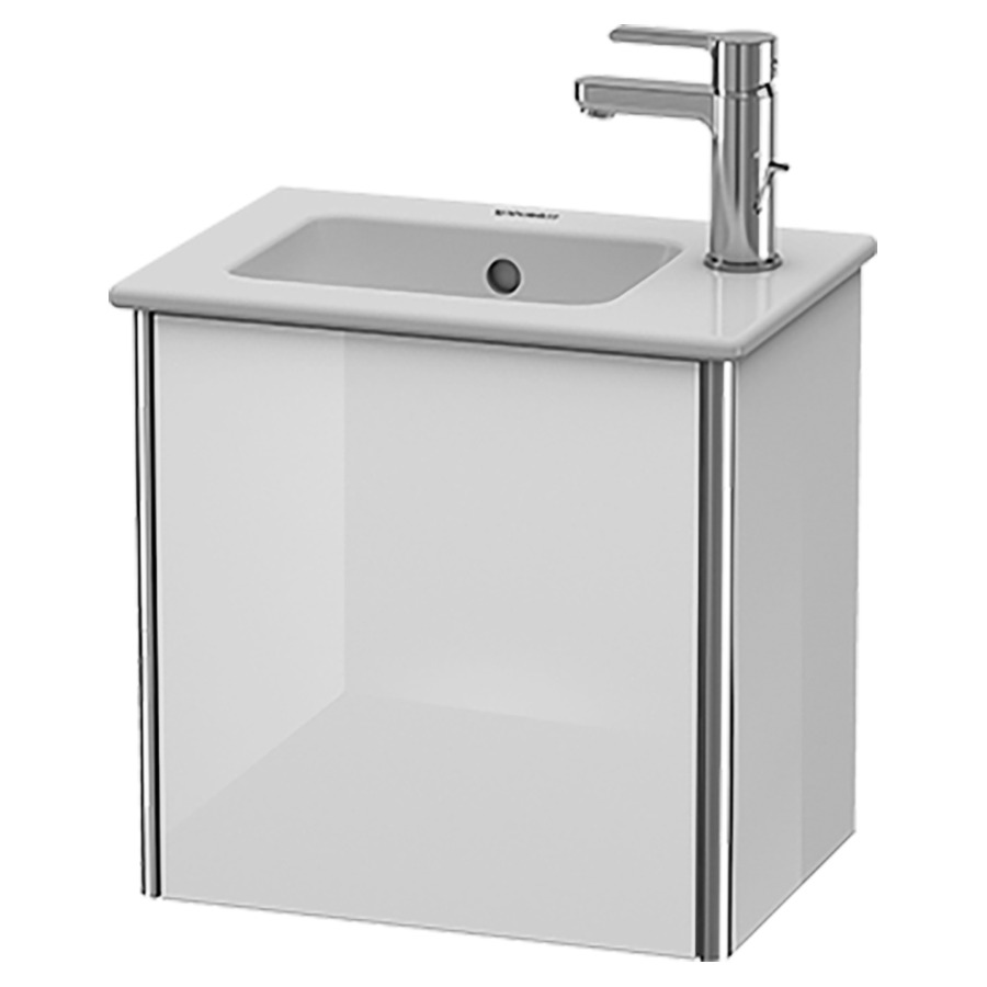 Élément inférieur XSQUARE
41,0 x 40,0 x 28,9 cm
armoire de tablette, 1 porte
charnière à droite
pour lavabo 211 378