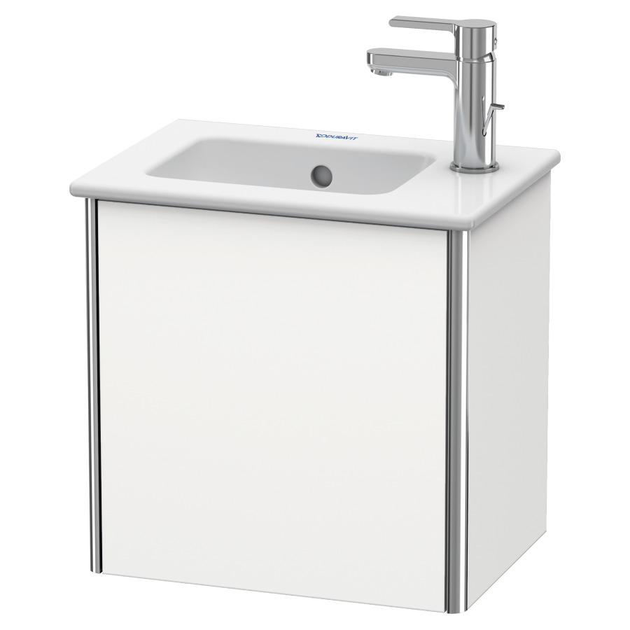 Élément inférieur XSQUARE
41,0 x 40,0 x 28,9 cm
armoire de tablette, 1 porte
charnière à droite
pour lavabo 211 378