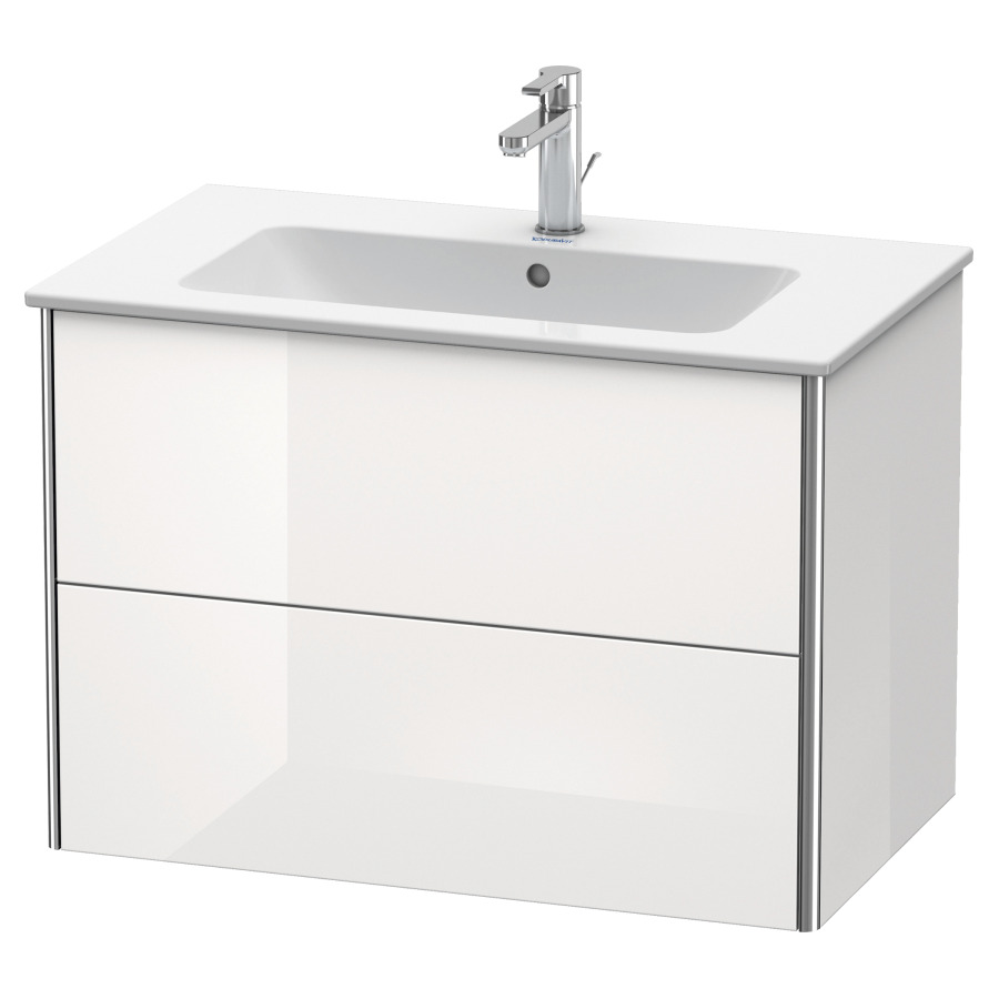 Élément inférieur XSQUARE
81,0 x 56,0 x 47,8 cm
élément à 2 tiroirs
pour lavabo 212 317
découpe de siphon inclus