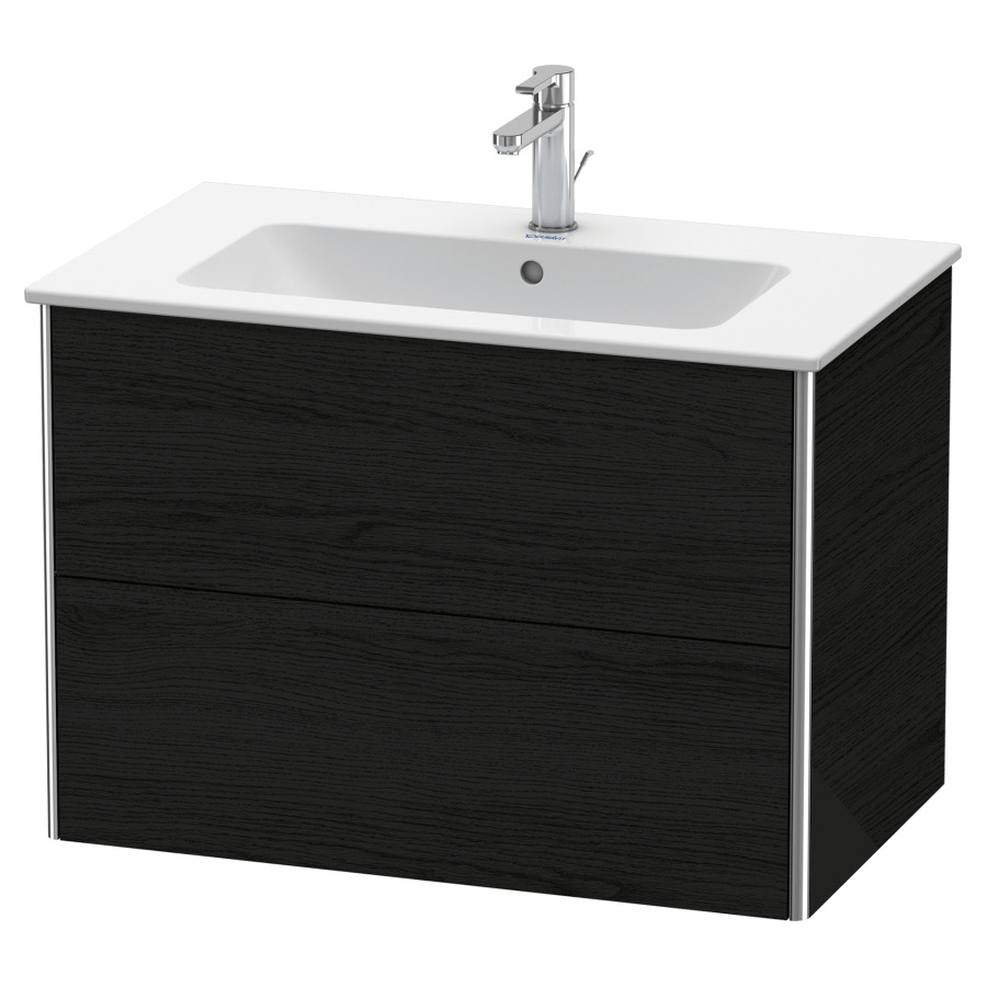 Élément inférieur XSQUARE
81,0 x 56,0 x 47,8 cm
élément à 2 tiroirs
pour lavabo 212 317
découpe de siphon inclus