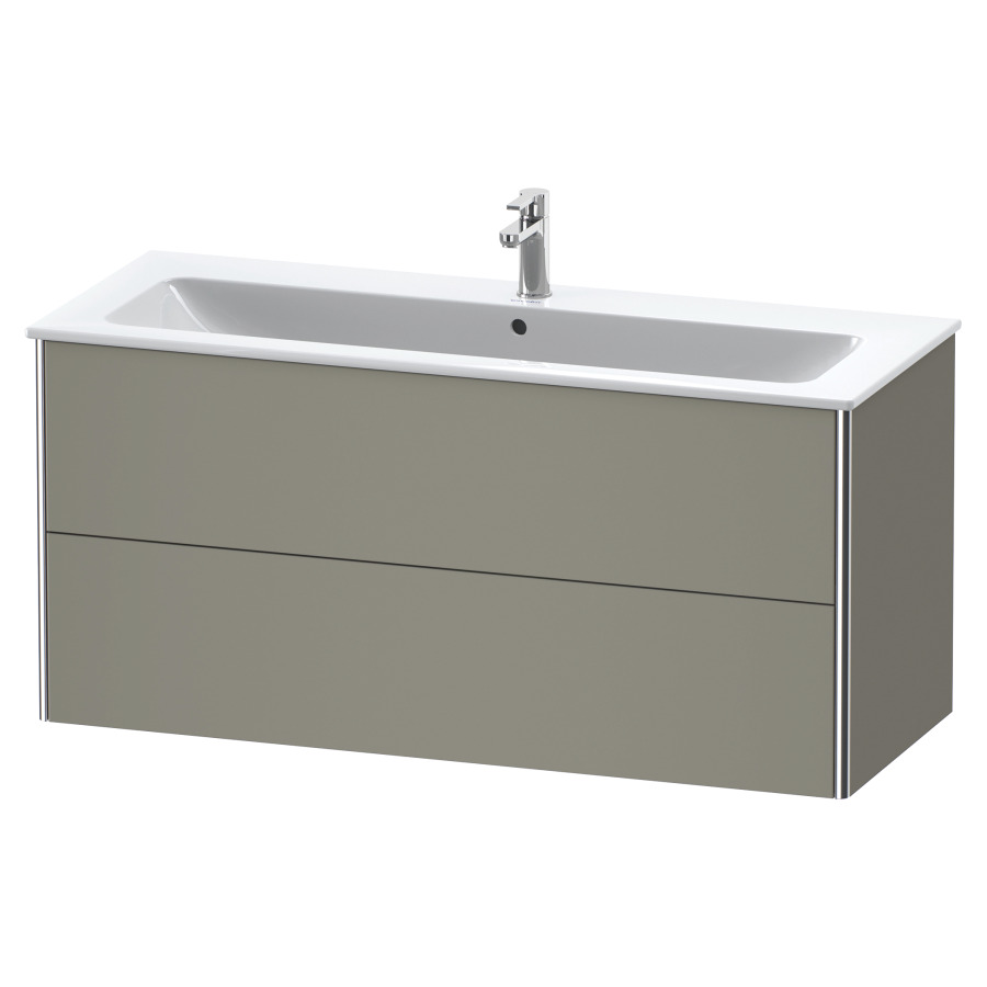 Élément inférieur XSQUARE
121,0 x 56,0 x 47,8 cm
élément à 2 tiroirs
pour lavabo 212 331
découpe de siphon inclus