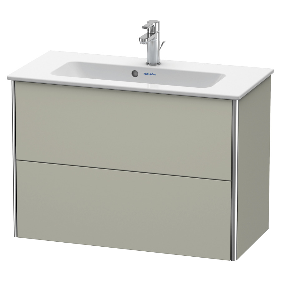 Élément inférieur XSQUARE
81,0 x 56,0 x 38,8 cm
élément à 2 tiroirs
pour lavabo 211 381
découpe de siphon inclus