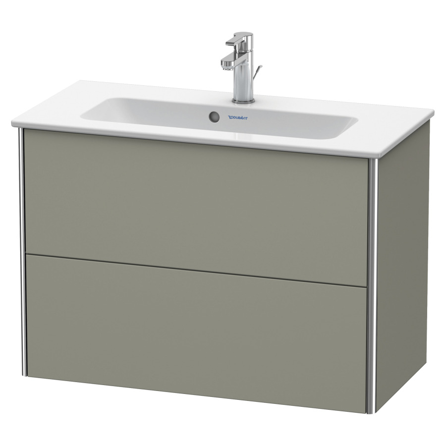 Élément inférieur XSQUARE
81,0 x 56,0 x 38,8 cm
élément à 2 tiroirs
pour lavabo 211 381
découpe de siphon inclus