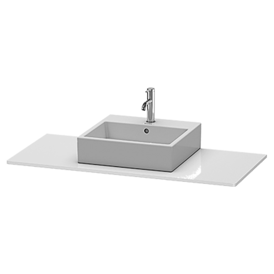 Console XSQUARE
120,0 x 1,6 x 55,0 cm
pour 1 lavabo à poser/
à encastrer