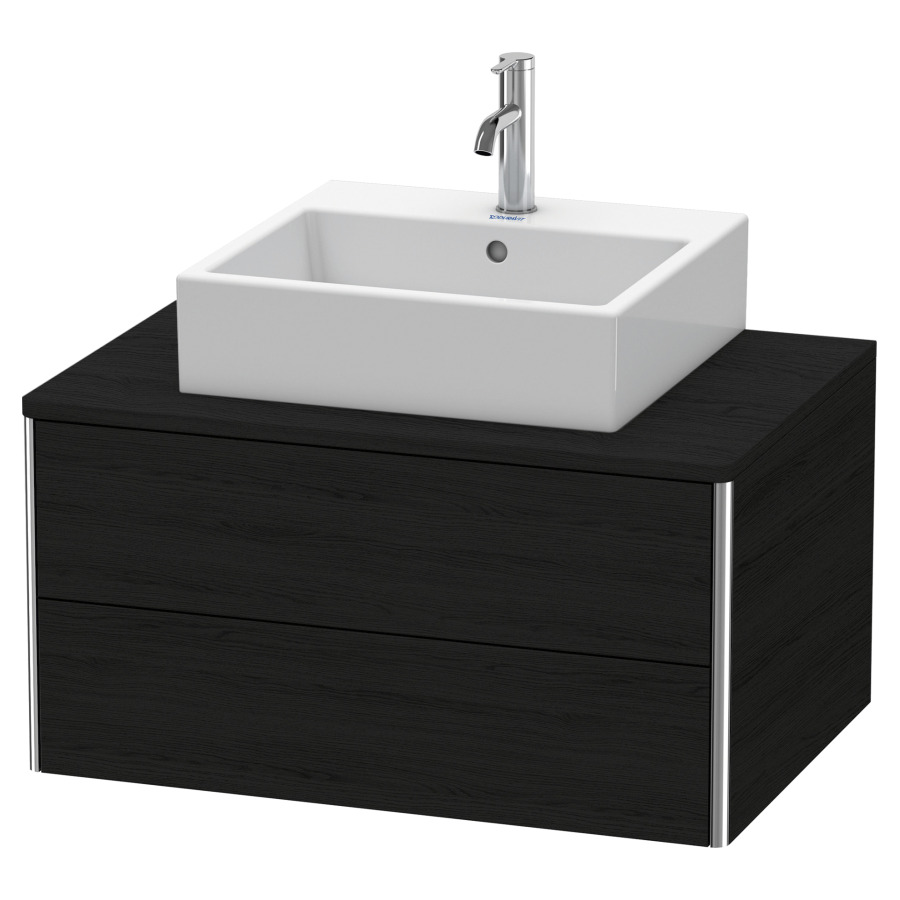Élément inférieur XSQUARE
80,0 x 40,0 x 54,8 cm
élément à 2 tiroirs
pour console 244 544
découpe de siphon inclus