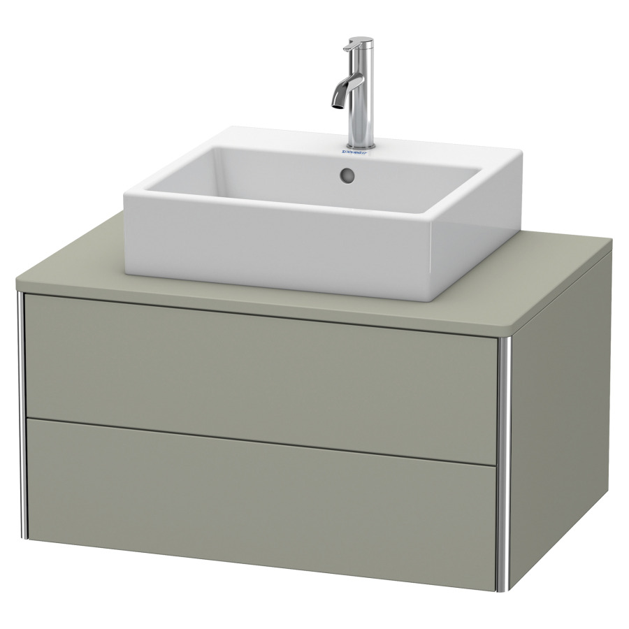Élément inférieur XSQUARE
80,0 x 40,0 x 54,8 cm
élément à 2 tiroirs
pour console 244 544
découpe de siphon inclus