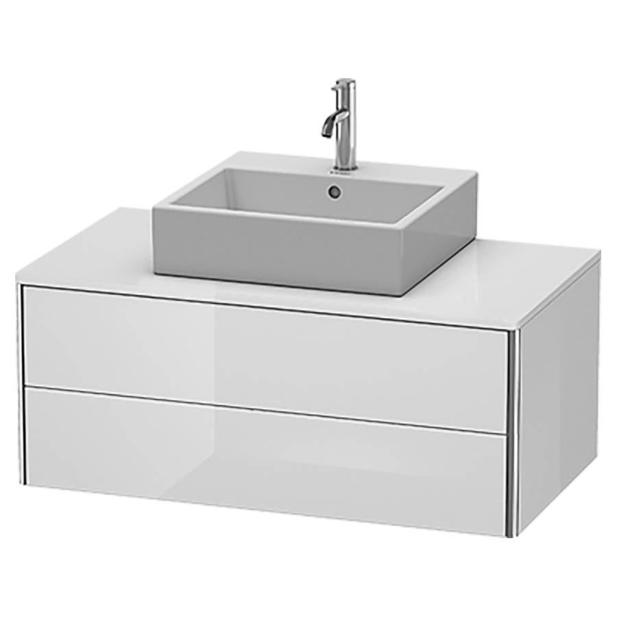 Élément inférieur XSQUARE
100,0 x 40,0 x 54,8 cm
élément à 2 tiroirs
pour console 244 545
découpe de siphon inclus