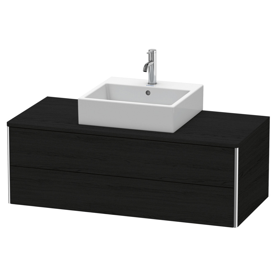 Élément inférieur XSQUARE
120,0 x 40,0 x 54,8 cm
élément à 2 tiroirs
pour console 244 546
découpe de siphon inclus