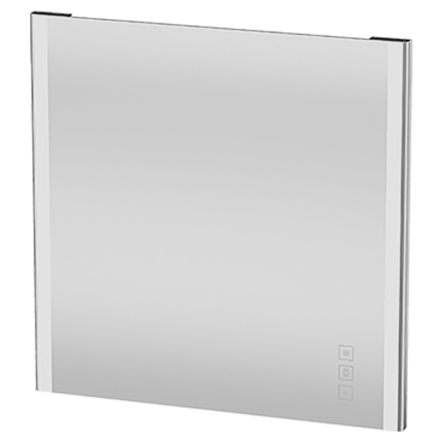 Lichtspiegel XSQUARE LED
80,0 x 80,0 x 3,3 cm
Lichtauslass links und rechts
indirekte Beleuchtung oben und
unten, dimmbar, 45 W
Spiegelheizung, IP44