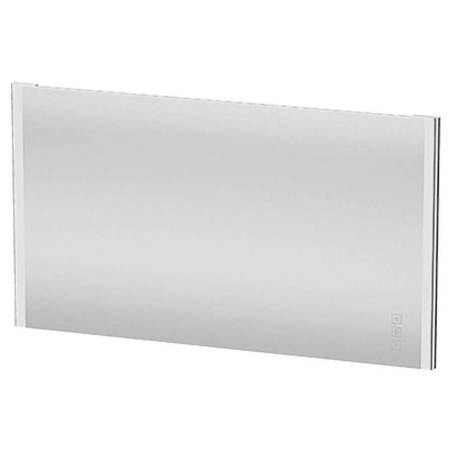 Lichtspiegel XSQUARE LED
140,0 x 80,0 x 3,3 cm
Lichtauslass links und rechts
indirekte Beleuchtung oben und
unten, dimmbar, 63 W
Spiegelheizung, IP44