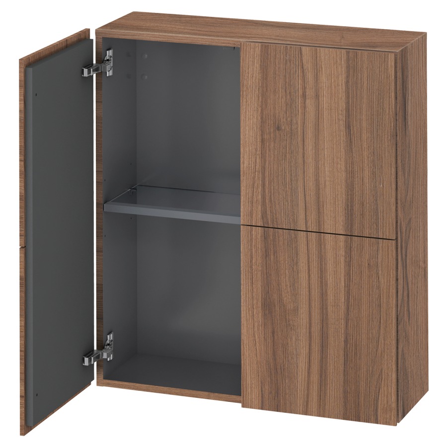 Armoire mi-haute L-CUBE
70,0 x 80,0 x 24,3 cm
armoire de tablette, 2 portes
2 tablettes en verre