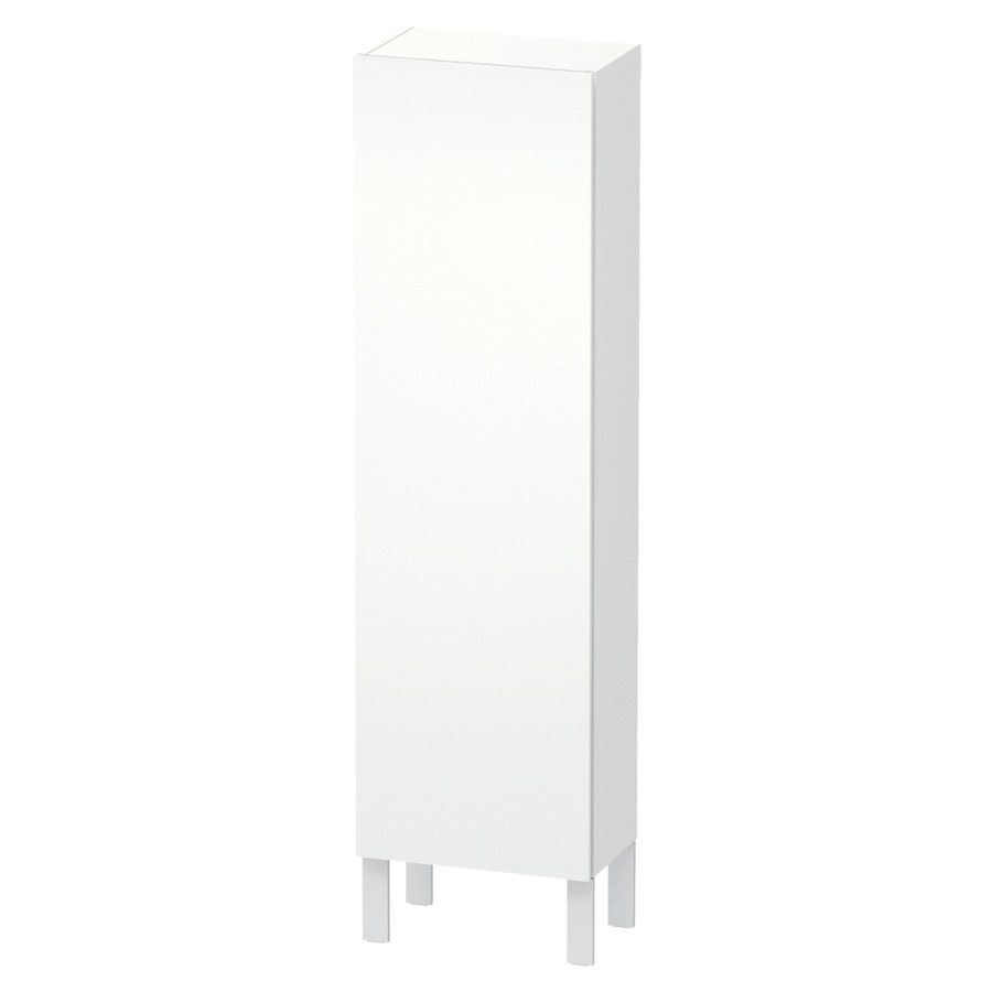 Armoire mi-haute L-CUBE
40,0 x 132,0 x 24,3 cm
armoire de tablette, 1 porte
charnières à droite
3 tablettes en verre