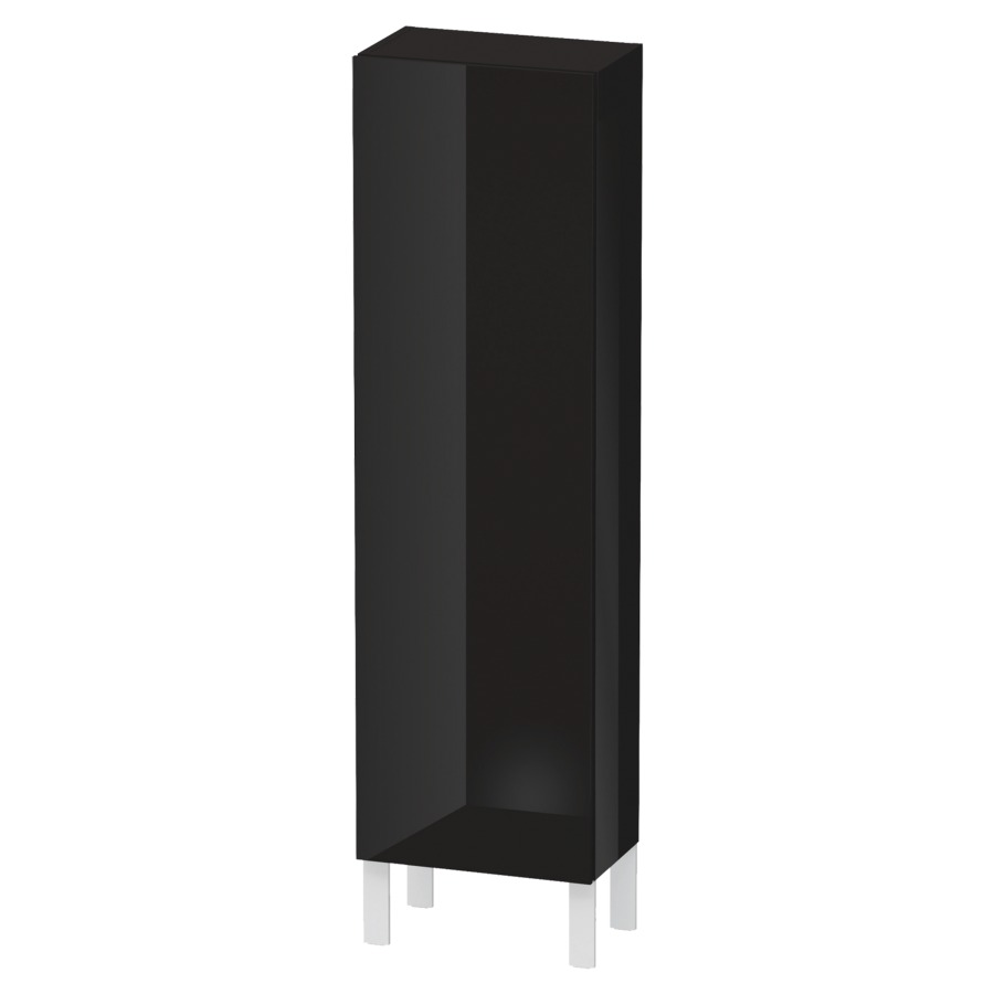 Armoire mi-haute L-CUBE
40,0 x 132,0 x 24,3 cm
armoire de tablette, 1 porte
charnières à droite
3 tablettes en verre