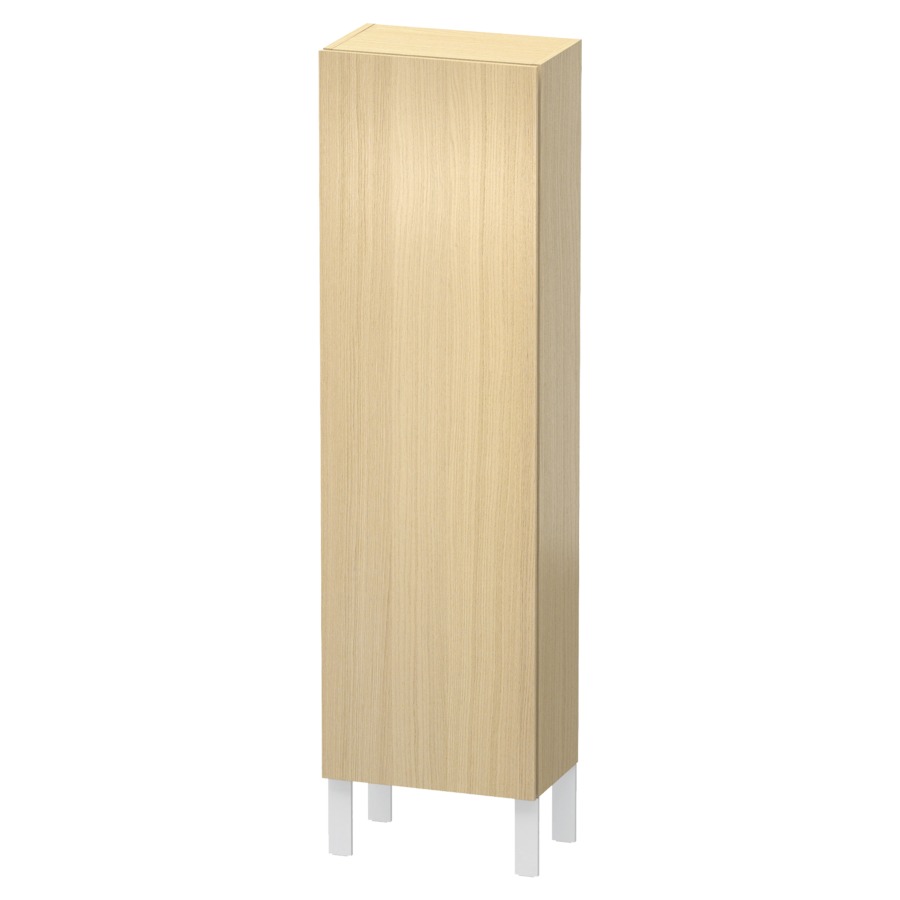 Armoire mi-haute L-CUBE
40,0 x 132,0 x 24,3 cm
armoire de tablette, 1 porte
charnières à droite
3 tablettes en verre